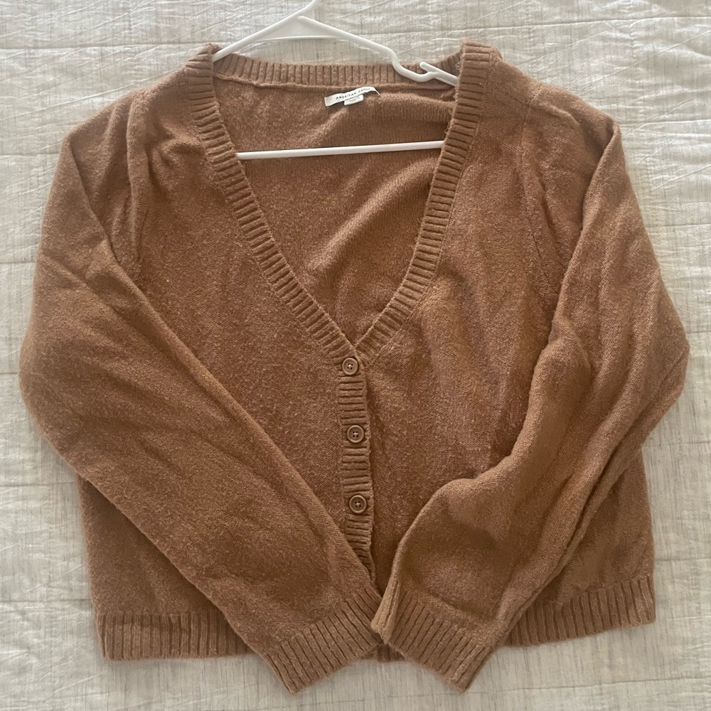 American Eagle Cropped Cardigan